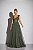 Vestido Longo Anastasia Verde Oliva - Imagem 1