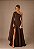 Vestido Longo Évora Marrom - Imagem 1