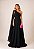 Vestido Longo Évora Preto - Imagem 1
