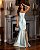 Vestido Longo Zebeline Magnólia Verde Menta - Imagem 1