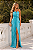 Vestido longo tomara que caia Plissado Sarah Tiffany - Imagem 2