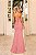 Vestido Longo Chiffon Salerno Rosa - Imagem 6