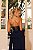 Vestido Longo Chiffon Salerno Azul Marinho - Imagem 7