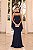 Vestido Longo Chiffon Salerno Azul Marinho - Imagem 1