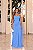 Vestido Longo Chiffon Salerno Azul Serenity - Imagem 1
