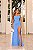 Vestido Longo Chiffon Salerno Azul Serenity - Imagem 4