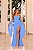 Vestido Longo Chiffon Salerno Azul Serenity - Imagem 3