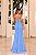 Vestido Longo Chiffon Salerno Azul Serenity - Imagem 5