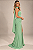 Vestido Longo Chiffon Salerno Verde menta - Imagem 3