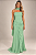 Vestido Longo Chiffon Salerno Verde menta - Imagem 2