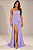 Vestido Longo Chiffon Salerno Lilás - Imagem 4