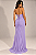 Vestido Longo Chiffon Salerno Lilás - Imagem 5