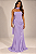 Vestido Longo Chiffon Salerno Lilás - Imagem 1