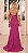 Vestido Longo Chiffon Salerno Fúcsia - Imagem 4