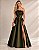 Vestido Longo Tomara que Caia Zebeline Lavínia Verde Oliva - Imagem 1