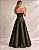Vestido Longo Tomara que Caia Zebeline Lavínia Verde Oliva - Imagem 4