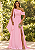 Vestido Longo Althéa Rosa - Imagem 1