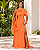 Vestido Longo Althéa Laranja - Imagem 1