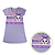 Vestido Infantil Meow Are Love Lilás - Imagem 2