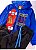 Conjunto Moletom Infantil Menino Skate Flanelado Azul - Imagem 2