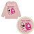 Blusa Manga Longa Infantil Menina Cato Lele Rosa - Imagem 2