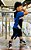 Conjunto Marquinha Infantil Menino Nike Azul e Cinza c/ Capuz - Imagem 2