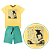 Conjunto Juvenil Verão Menino Skate Sun Amarelo - Imagem 2