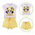 Conjunto Juvenil Verão Menina Cat Branco - Imagem 3