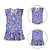 Vestido Infantil Borboletas Lilás - Imagem 3