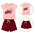 Conjunto Juvenil Verão Pop Corn Rosa - Imagem 3
