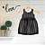 Vestido Bebê Regata Renda Preto - Imagem 1