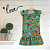 Vestido Infantil Verão Frutas Verde - Imagem 1