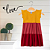 Vestido Infantil Três Marias Mostarda - Imagem 1