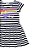 Vestido Infantil Love Listrado Preto - Imagem 3