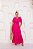 Vestido Elaine Viscolinho Pink Longo - Imagem 1