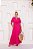 Vestido Elaine Viscolinho Pink Longo - Imagem 2