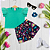 Conjunto Juvenil Verão Menina Verde Floral - Imagem 1