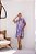 Vestido Adulto Eva Lavanda Curto - Imagem 1