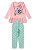 Conjunto Infantil Menina Meia Estação Capture Rosa - Imagem 1