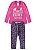 Conjunto Infantil Menina Meia Estação Gatinhos Meow - Imagem 1
