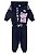 Conjunto Moletom Infantil Menina Sweet Cat Marinho - Imagem 1