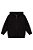 Conjunto Moletom Infantil Unissex Jaqueta Preta - Imagem 4