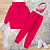 Conjunto Moletom Infantil Menina Jaqueta Pink - Imagem 2