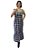 Kit c/ 2 Vestidos Tal Mãe Tal Filha Xadrez Preto Alcinha Longo - Imagem 2