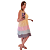 Vestido Mini Xadrez Adulto Cores Candy Curto - Imagem 3