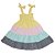 Vestido Infantil Mini Xadrez Arco Íris - Imagem 2