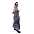 Vestido Xadrez Adulto Preto e Branco Longo - Imagem 1
