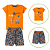 Conjunto Infantil Menino Beach Laranja - Imagem 3