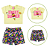 Conjunto Infantil Verão Menina Sweet Summer Amarelo - Imagem 3
