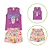 Conjunto Infantil Menina Regata Sweet Roxo - Imagem 3
